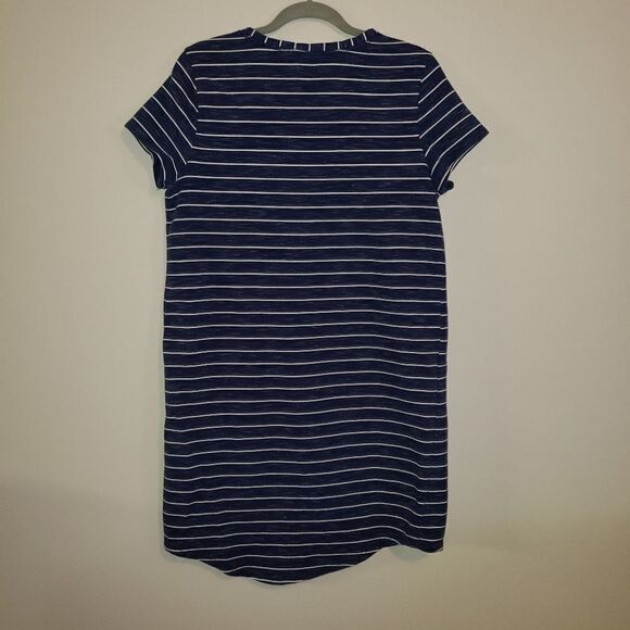 COPY - MERONA NAVY AND WHITE STRIPE T SHIRT DRESS SIZE XL - Picture 5 of 5